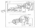 Oil Fill Controls Diagram and Parts List for 400437-0113-99  Briggs and Stratton Engine